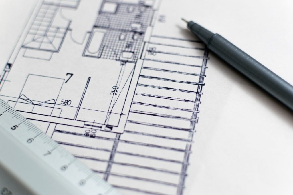 House floor plans with pen